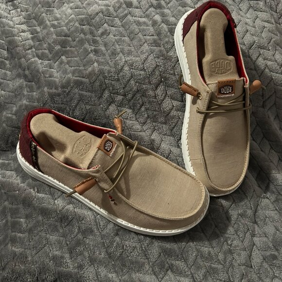 Hey dude Women's Wendy Chambray Boho Canvas Shoes - Picture 3 of 6